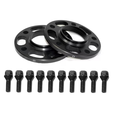 BimmerWorld 12mm Wheel Spacers & M12 Bolts Set — 5x120 BMW