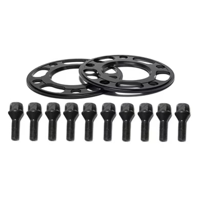 BimmerWorld 5mm Wheel Spacers & M12 Bolts Set — 5x120 BMW