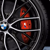 M Performance Front Big Brake Kit, Red — F22, F30/F31, F32