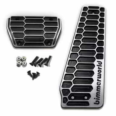 BimmerWorld Hex Aluminum Pedal Set Automatic G8X M2 M3 M4 M5